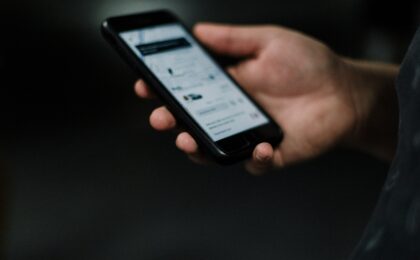 A person sharing their Uber ride with a contact to gift a ride.