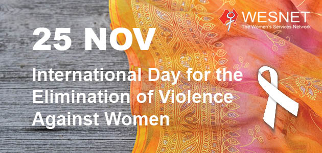 25 November 2017 – International Day for the Elimination of Violence Against Women